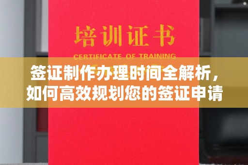 龙陵签证制作办理时间全解析，如何高效规划您的签证申请流程