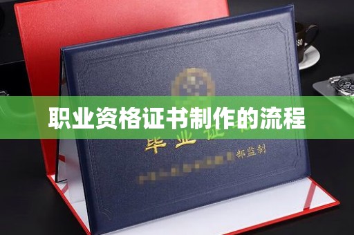 龙陵职业资格证书制作的流程