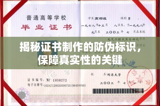 龙陵揭秘证书制作的防伪标识，保障真实性的关键