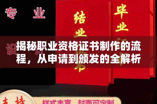龙陵揭秘职业资格证书制作的流程，从申请到颁发的全解析