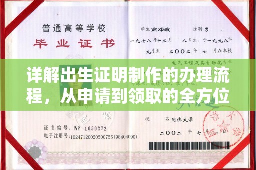 龙陵详解出生证明制作的办理流程，从申请到领取的全方位指南
