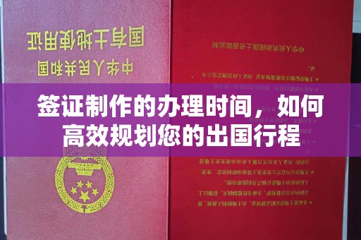 龙陵签证制作的办理时间，如何高效规划您的出国行程