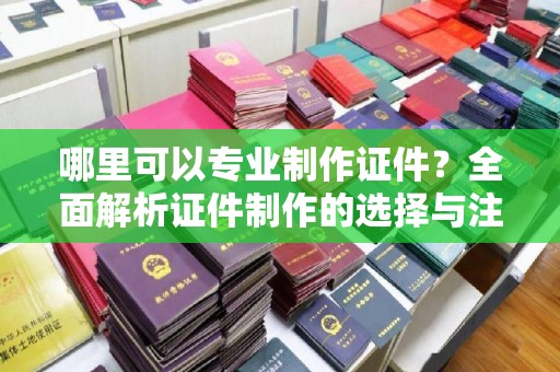 龙陵哪里可以专业制作证件？全面解析证件制作的选择与注意事项