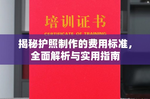 龙陵揭秘护照制作的费用标准，全面解析与实用指南