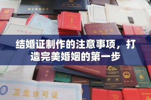 龙陵结婚证制作的注意事项，打造完美婚姻的第一步