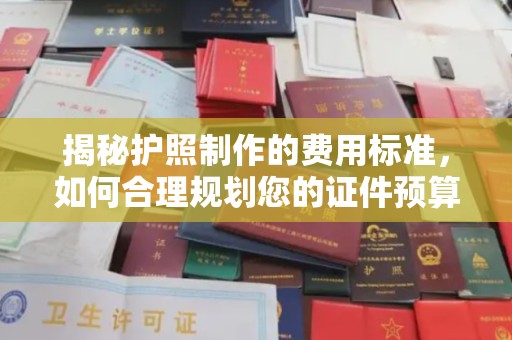 龙陵揭秘护照制作的费用标准，如何合理规划您的证件预算