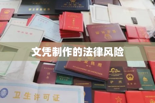 龙陵文凭制作的法律风险
