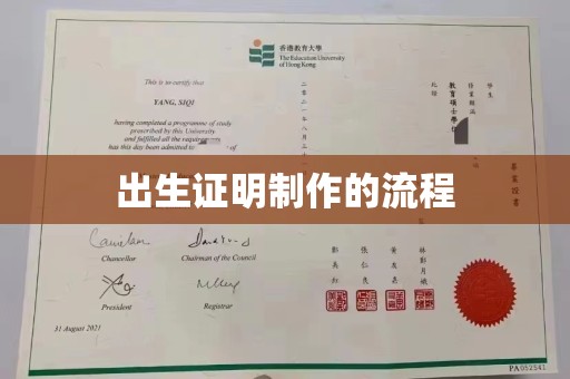 龙陵出生证明制作的流程